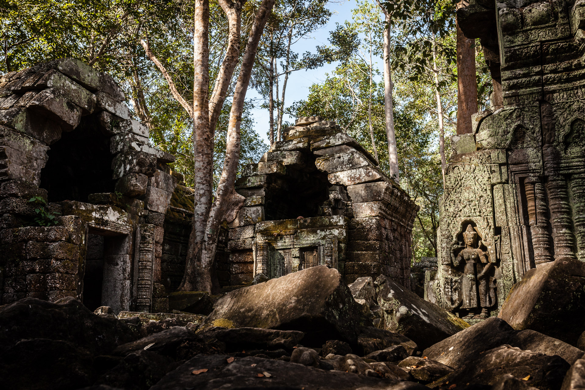 Lost Temple in Angkor