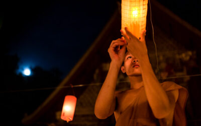 A Night of Candles and Festivities in Luang Prabang