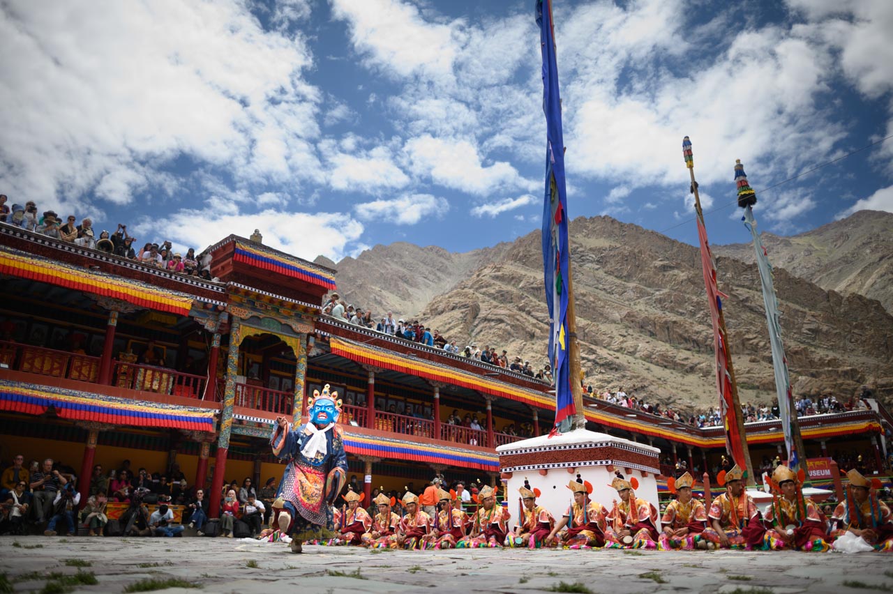 Ladakh, Hemis festival, dancing monk
